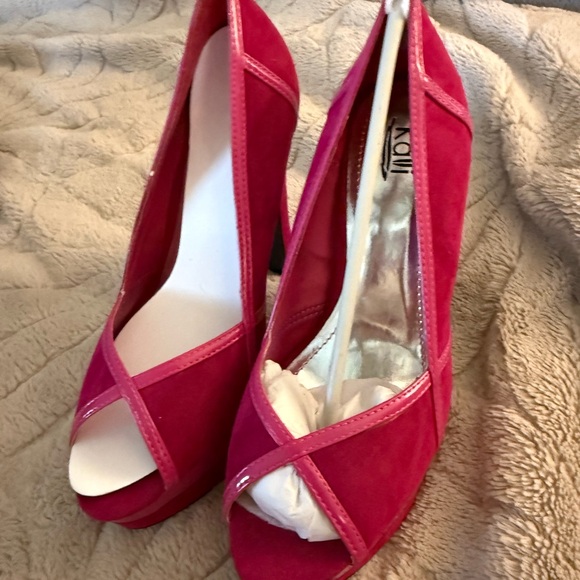 🔥 👠hot pink stiletto 5” kalli juke high heel platform beautiful size 9 🔥👠 - Picture 2 of 9